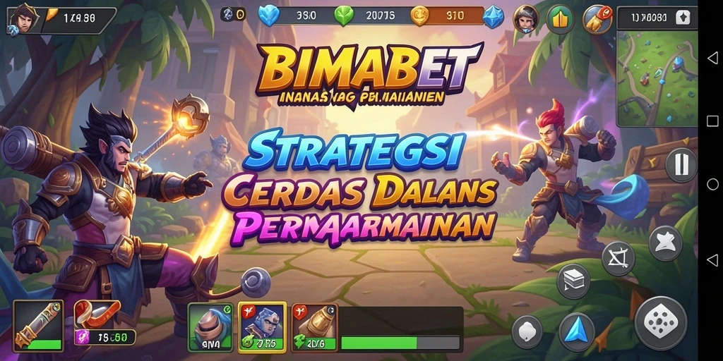 Tampilan gameplay menegangkan dan penuh strategi di BIMABET.