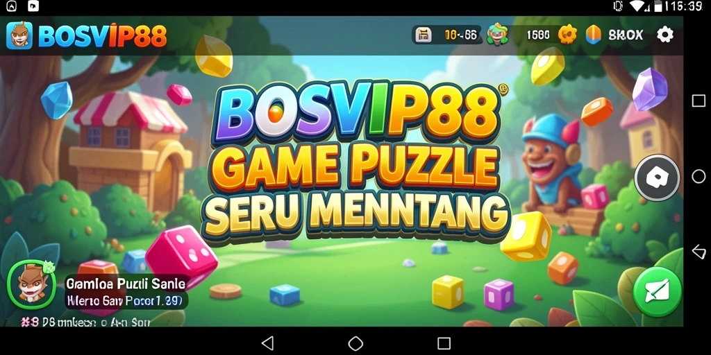 Gameplay BOSVIP88 yang mengasyikkan dengan tantangan Puzzle.