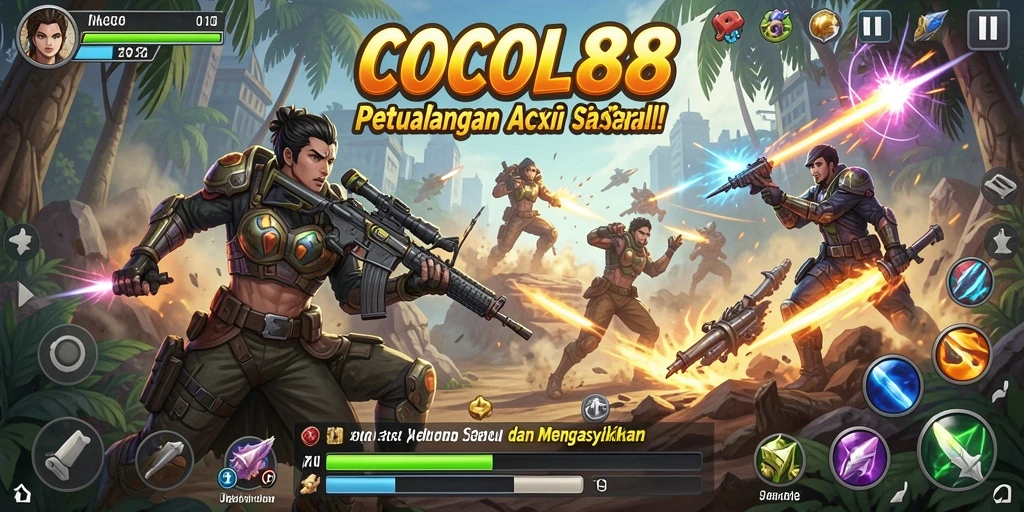 Tampilan gameplay COCOL88 yang penuh aksi dan menegangkan.