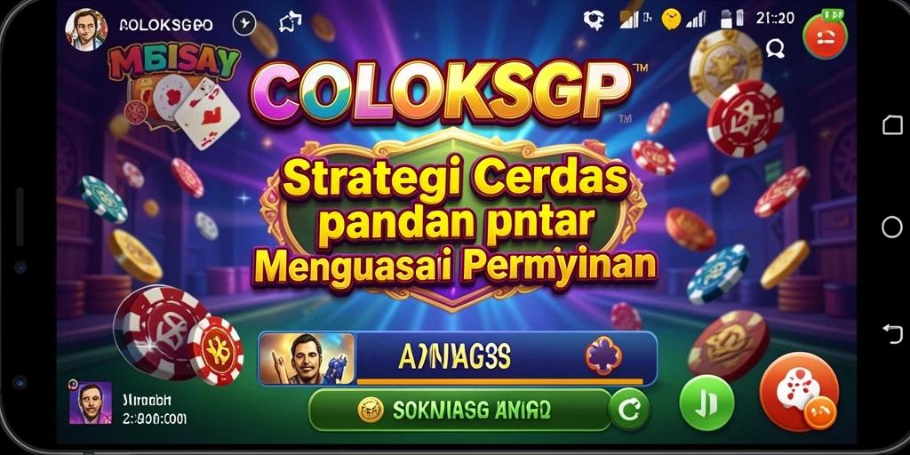 Screenshot utama COLOKSGP menampilkan permainan strategi yang menarik dan seru.