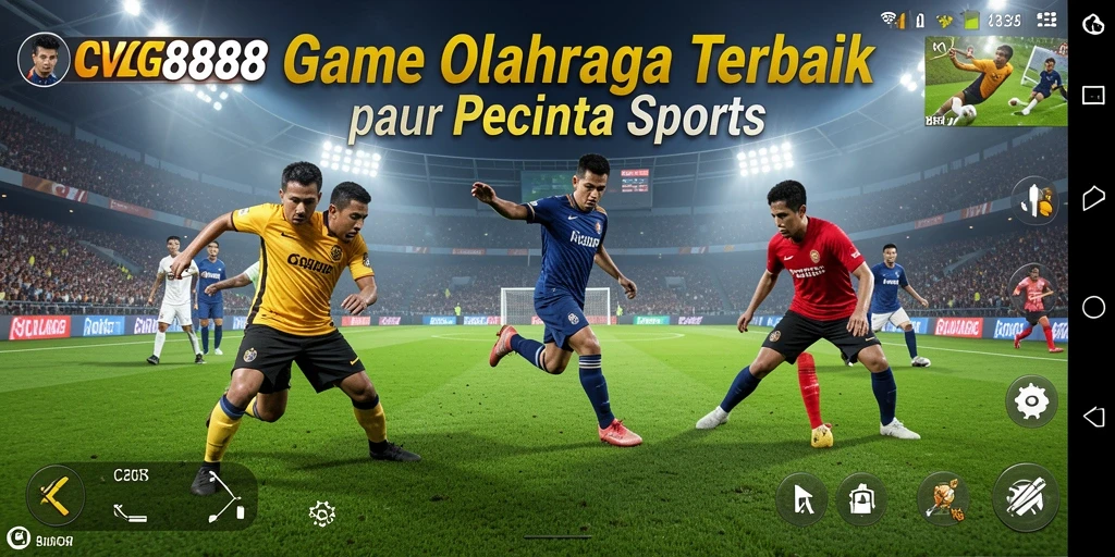 Tampilan gameplay seru dari CVG8888 dengan berbagai olahraga.