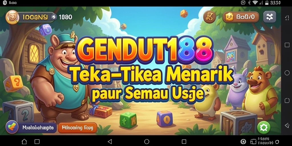 Tampilan gameplay GENDUT188 yang menampilkan tantangan Puzzle.