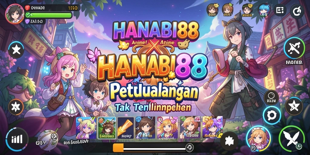 Tangkapan layar gameplay HANABI88 yang penuh aksi dan warna.