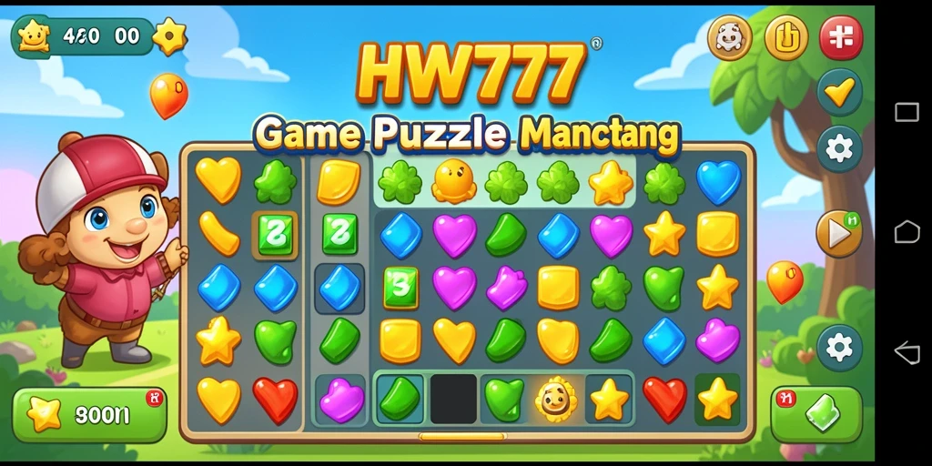 Tampilan gameplay seru dan menantang dari HW777.
