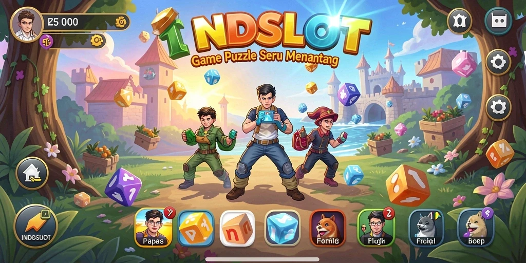 Tampilan gameplay Puzzle yang penuh warna dan menantang.