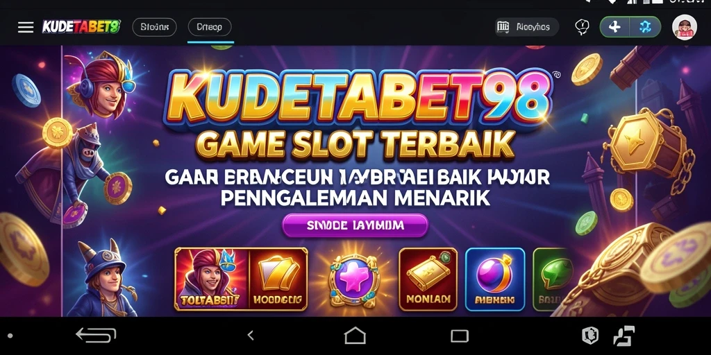 Tampilan gameplay Slot KUDETABET98 yang mengasyikkan dan penuh warna.