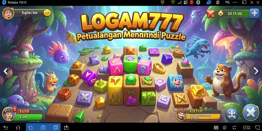 Tampilan gameplay LOGAM777 yang menarik dan menantang.