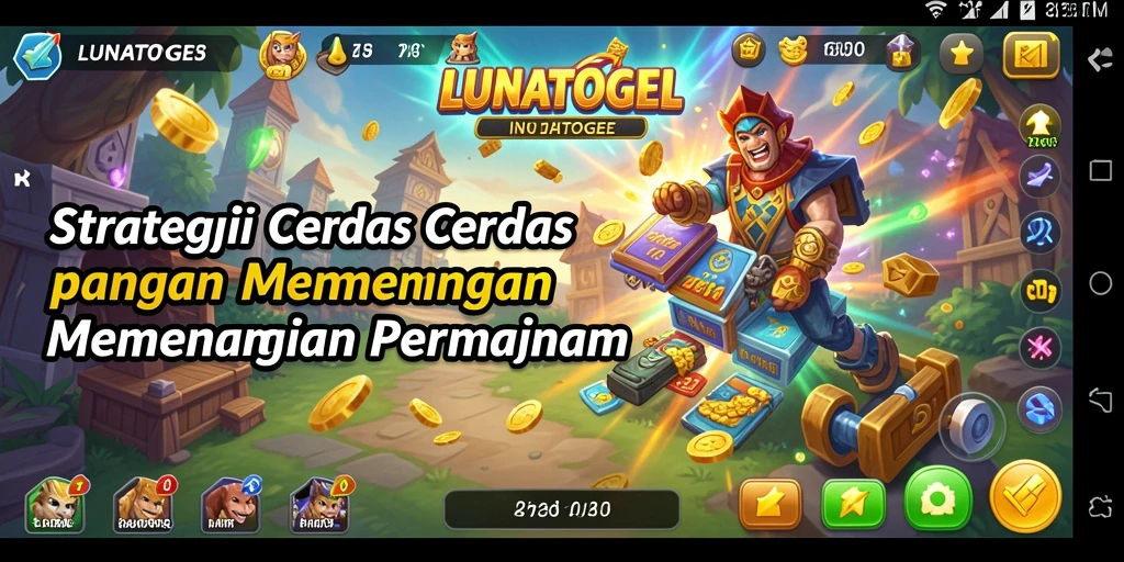 Tampilan gameplay <strong>LUNATOGEL</strong> yang seru dan menantang strategi.
