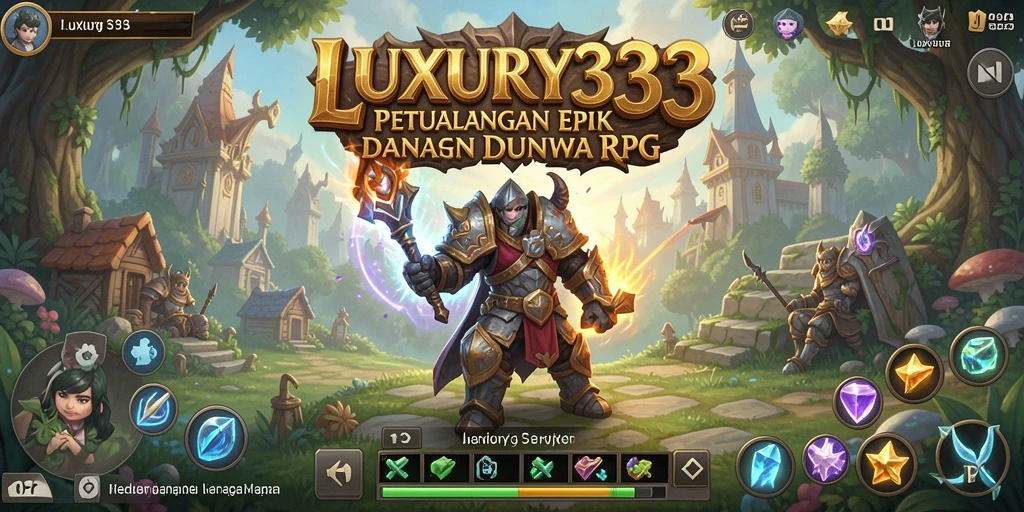Tampilan gameplay RPG yang menantang dan menarik dari LUXURY333.