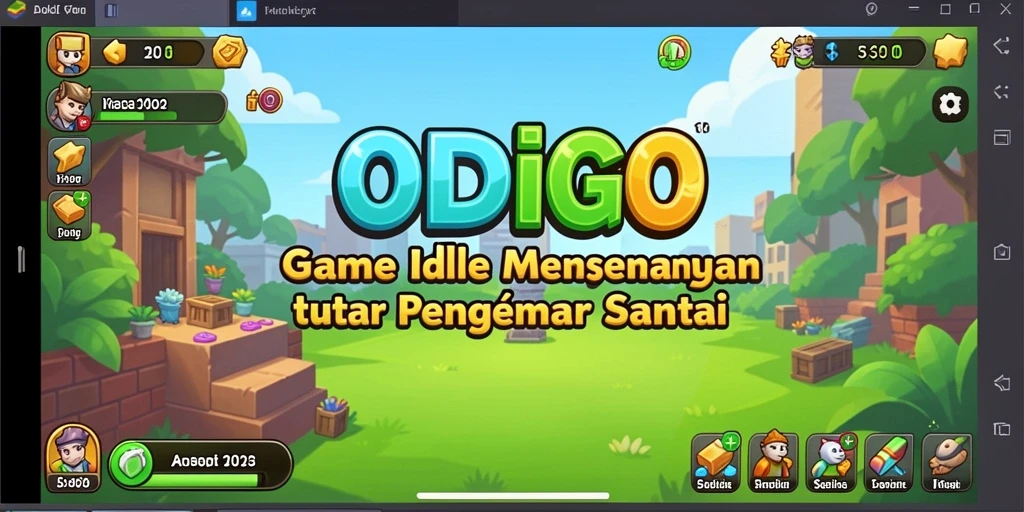 Screenshot ODDIGO menampilkan gameplay menyenangkan dengan desain karakter yang menarik.