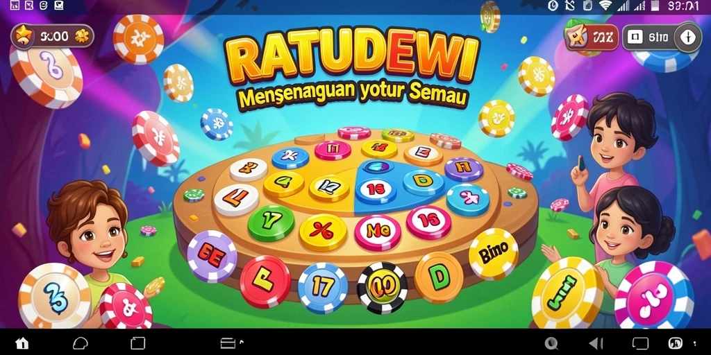 Screenshot gameplay Bingo yang menampilkan momen menyenangkan di RATUDEWI.