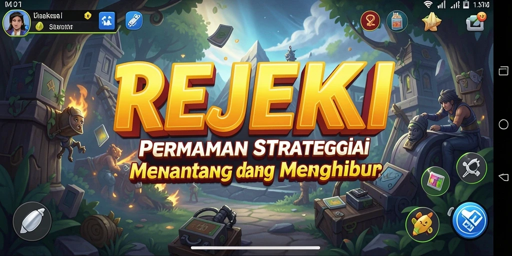 Menunjukkan gameplay menegangkan dalam REJEKI yang penuh strategi.