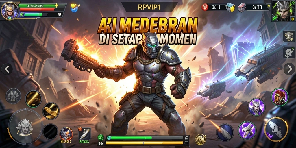 Pengalaman gameplay Action yang mendebarkan di RPVIP1.