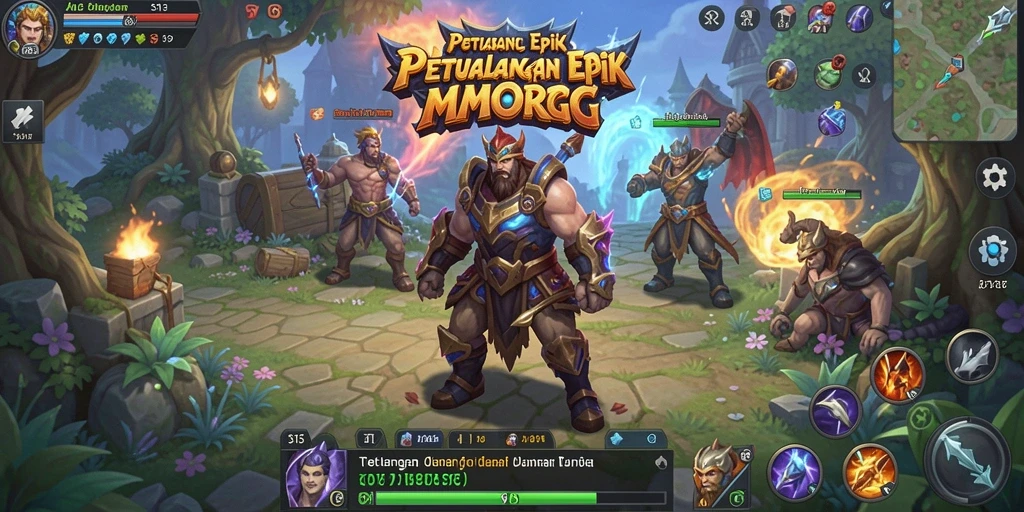 Screenshot gameplay S13 menunjukkan aksi pertempuran yang seru dan grafik yang menawan.