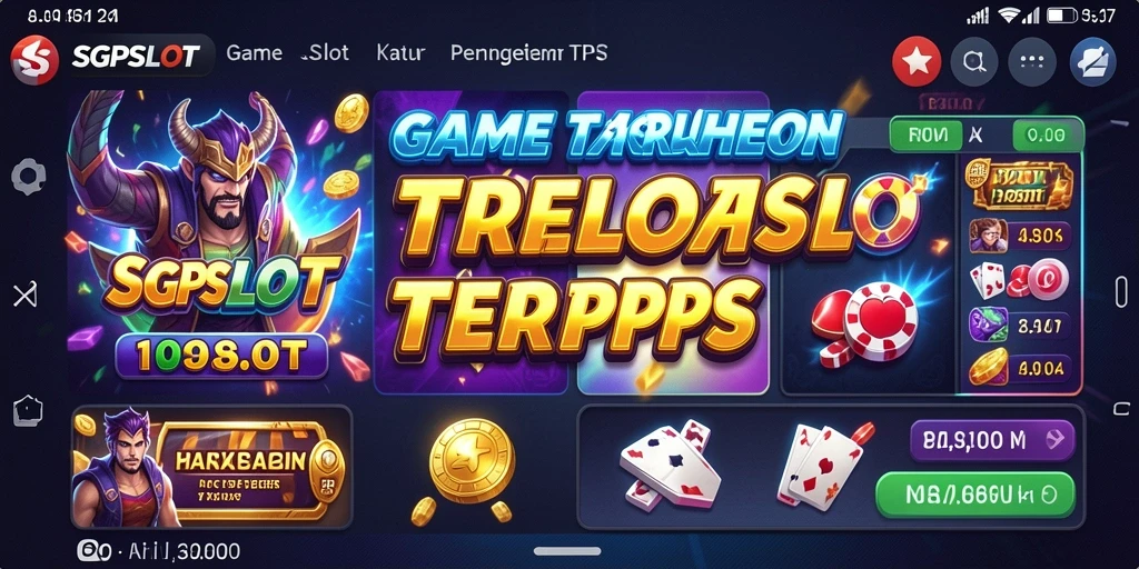 Screenshot utama SGPSLOT menampilkan gameplay yang mengasyikkan dan interaktif.