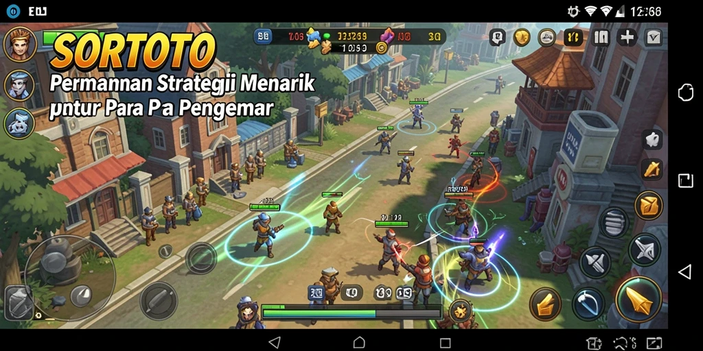 Tampilan gameplay SORTOTO yang penuh strategi dan tantangan.