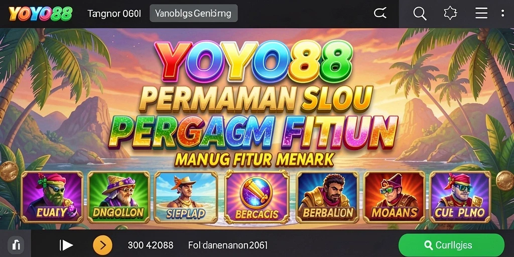 Tampilan gameplay menarik dari YOYO88 dengan berbagai mesin slot.